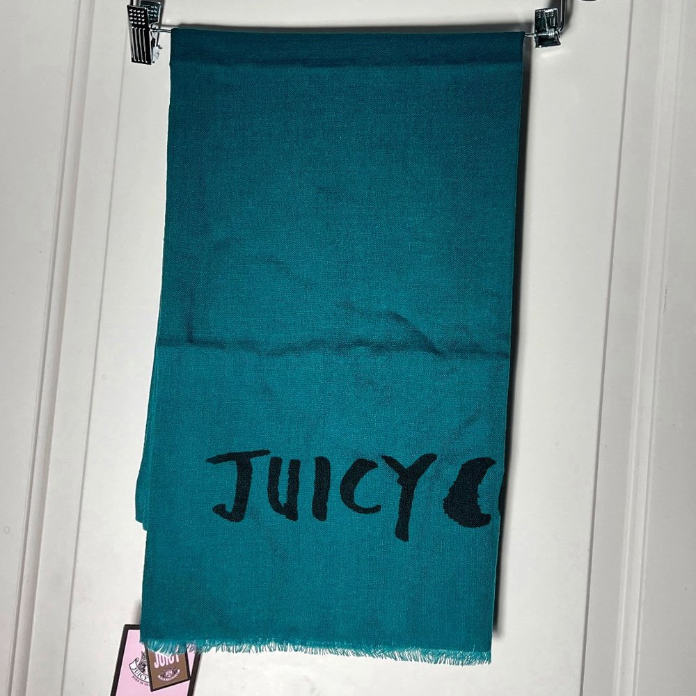 Juicy Couture Fine Wool Scarf -Brand New with tags-Rare Y2K